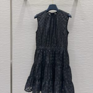 Luxury Louis Vuitton Jacquard Sleeveless