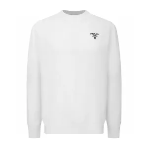 Reps Prada Sweater Brown Cashmere Embroidery