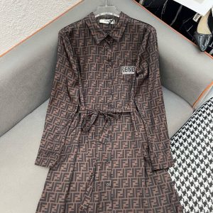 High Quality Luxury Fendi Long-Sleeved Shirt