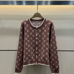 Luxury Louis Vuitton Gold Cardigan