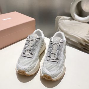 Aaa Luxury Miu Miu Breathable Fabric Sneakers