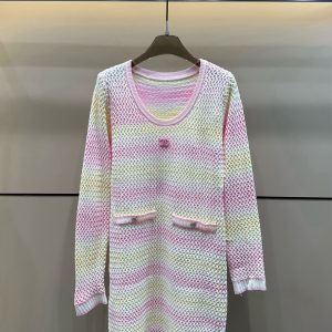 Luxury Chanel Long-Sleeved Dress