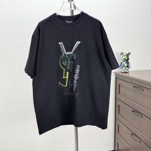 Aaa High Quality Saint Laurent Short-Sleeved T-Shirt For Spring