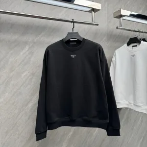 Super Clone Luxury Prada Hoodies Metal Logo