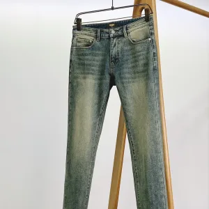 Reps Luxury Fendi Jeans Red Cotton Imitation Denim Spring Summer