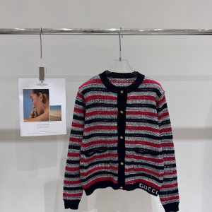 High Quality Gucci Jacquard Cardigan