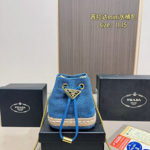Designer Prada Bucket Bag