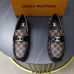 Aaa Louis Vuitton Calfskin Leather Shoes