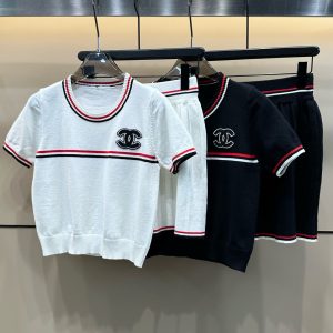 Designer Chanel Short-Sleeved Shirt