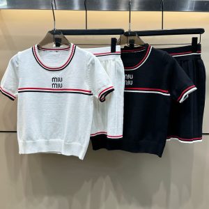 Luxury Miu Miu Short-Sleeved Shirt