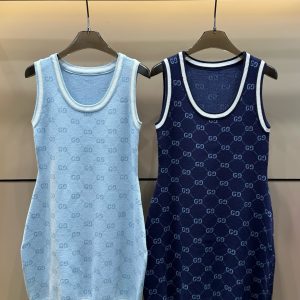 High Quality Designer Gucci Jacquard Dresses