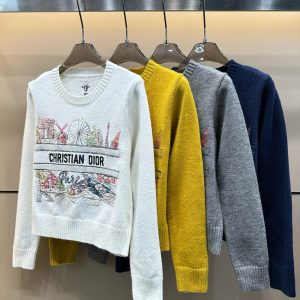 Luxury Dior Long-Sleeved Sweater