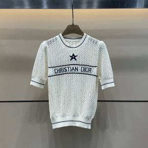 Aaa Dior Jacquard Short Sleeves