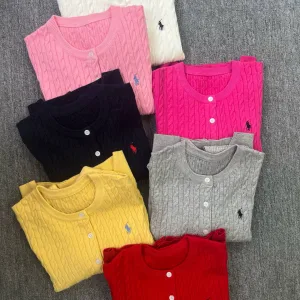 High Quality Aaa Ralph Lauren Long-Sleeved Cardigan