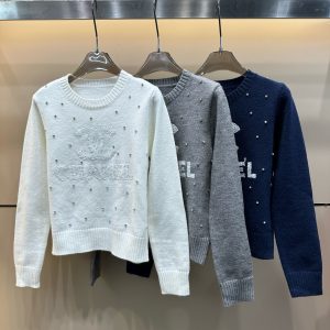 1:1 Chanel Lace Long-Sleeved Sweater