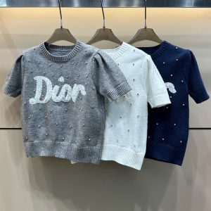 High Quality Dior Lace Short Sleeves