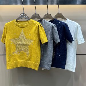 Aaa Designer Dior Stone Short Sleeves