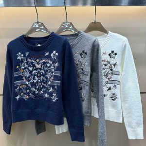 High Quality Dior Long-Sleeved Sweater