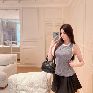 Aaa Luxury Miu Miu Short-Sleeved Shirts