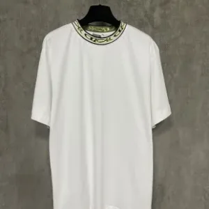 Reps High Quality Dior Short Sleeves Red Cotton Combed Embroidery