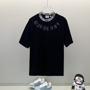 High Quality Burberry Plaid Short-Sleeved T-Shirt