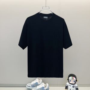 High Quality Dior Denim Short-Sleeved T-Shirt