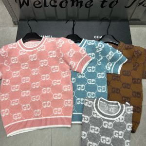 High Quality Designer Gucci Jacquard Short-Sleeved Shirt