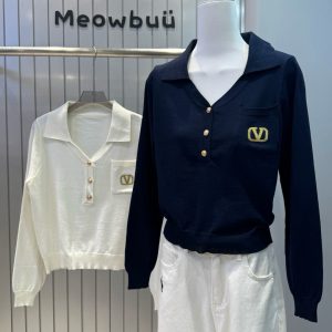 Designer Valentino Gold Long Sleeves