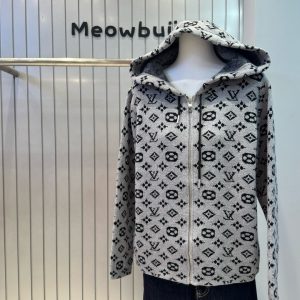 Luxury Louis Vuitton Jacquard Outerwear