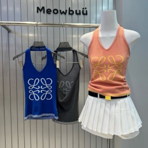 High Quality Aaa Loewe Jacquard Vest