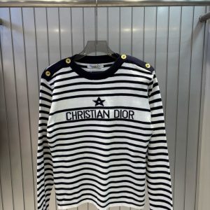 High Quality 1:1 Dior Jacquard Long Sleeves