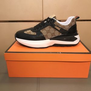 1:1 Luxury Gucci Cowhide Casual Shoes