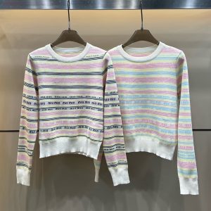 1:1 Miu Miu Jacquard Long Sleeves