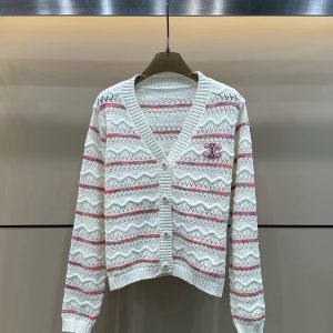 Luxury High Quality Celine Long-Sleeved Cardigan