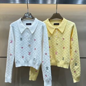 Aaa 1:1 Louis Vuitton Jacquard Long Sleeves