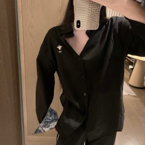 Aaa Dior Cotton Long-Sleeved Shirt