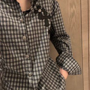 Aaa Chrome Hearts Leather Long-Sleeved Shirt