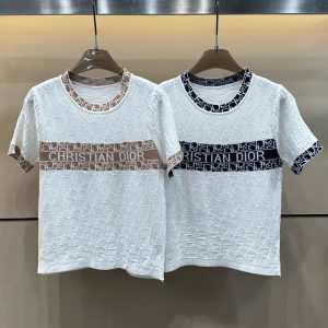 1:1 Dior Jacquard Short Sleeves