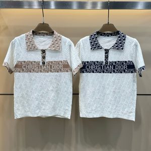 High Quality Dior Jacquard Short Sleeves