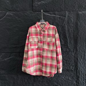 High Quality Chrome Hearts Plaid Shirt