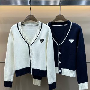 Luxury Prada Long-Sleeved Cardigan