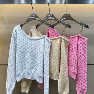 Designer High Quality Louis Vuitton Jacquard Long Sleeves