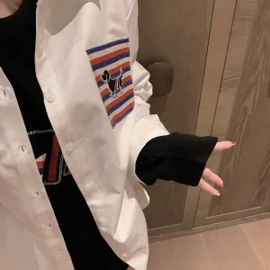 High Quality Aaa Thom Browne Stone Long-Sleeved Shirt