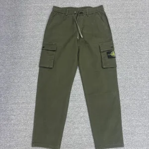 Super Clone Stone Island Cargo Pants Green