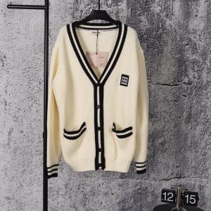 Designer High Quality Miu Miu Cashmere Outerwear