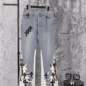 Designer Chrome Hearts Abs Jeans