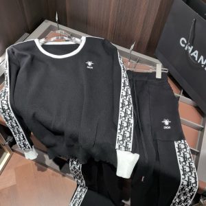 Designer Dior Jacquard Long-Sleeved Shirt
