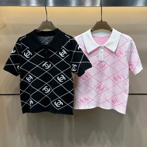 High Quality Chanel Jacquard Short Sleeves