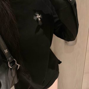Aaa Chrome Hearts Leather Long-Sleeved T-Shirt
