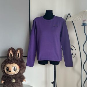 Aaa High Quality Miu Miu Jacquard Long-Sleeved